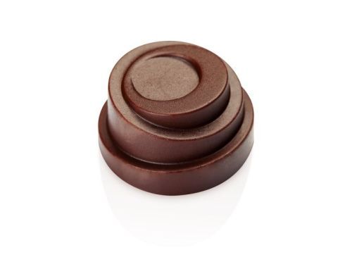 @ Gießform Praline | Pralinengießform 21 runde Formen gerillt