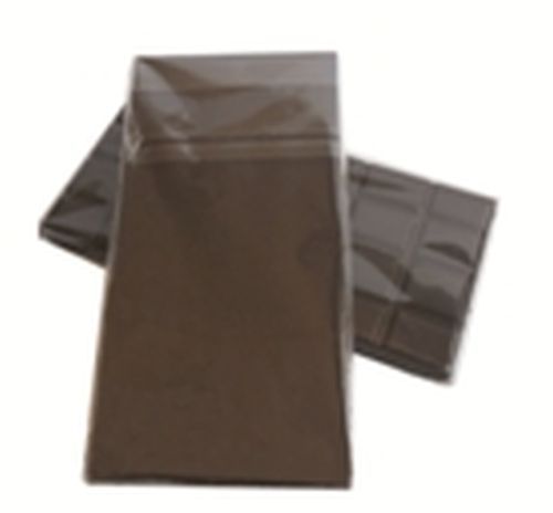 Flachbeutel | Tütchen für Tafelschokolade Zellophan neutral | transparent 225/125 (100 Stk)