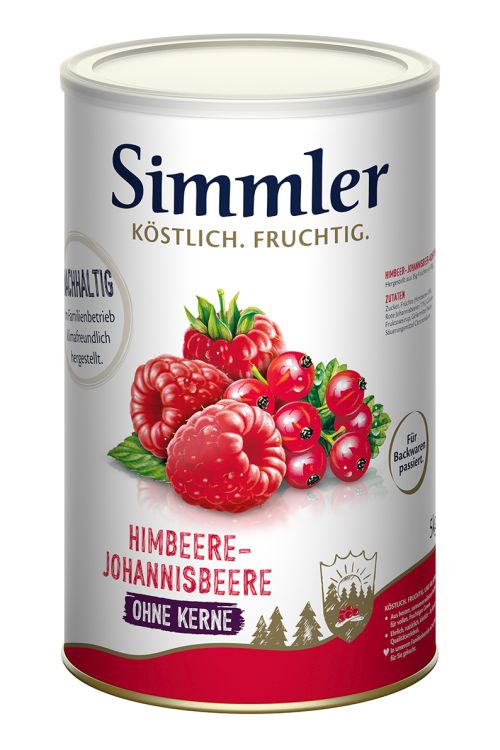 Himbeer-Johannisbeer-Konfitüre passiert ohne Kerne (5kg)