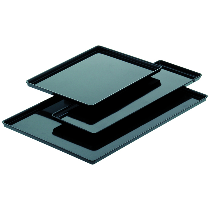  @ Auslagetablett schwarz 580x195x20mm, Material: ABS, bruchfest