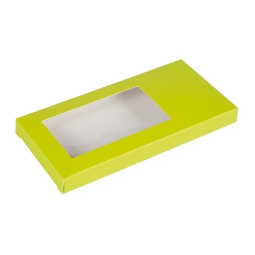 Tafelschokoladen-Verpackung grün rechteckig (2x25 Stk) 