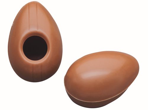 Ei-Hohlkörper | Pralinen-Eier mit Loch groß milch (252 Stk)