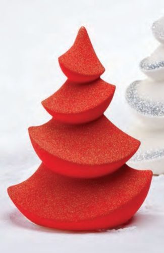 @ Gießform Weihnachts- | Tannen- | Christbaum 'Albero Wave' (4 teile für 2Stk)