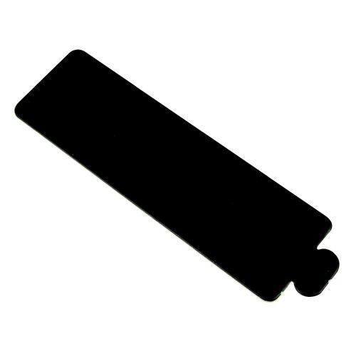 Patisserie-Unterlagen schwarz rechteckig L14xB4cm (200 Stk)